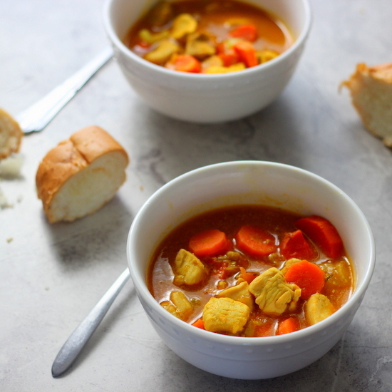 Carrot and Tomato Chicken Stew