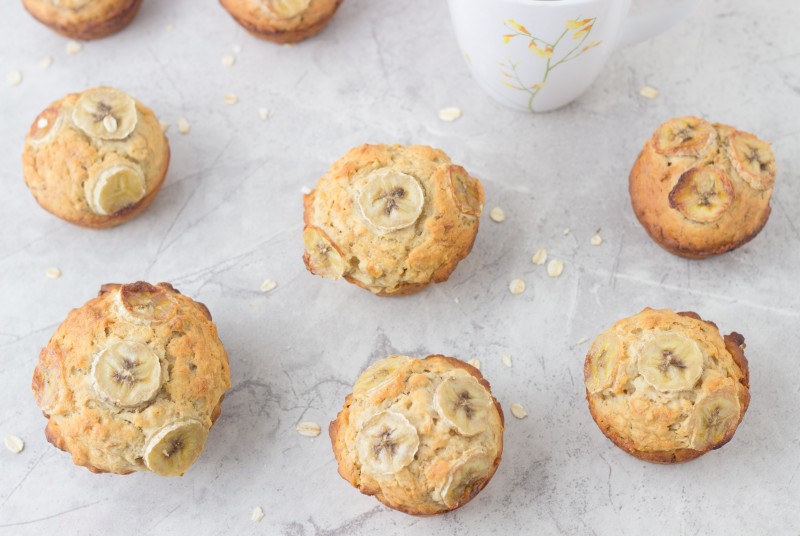 Banana Oat Muffins