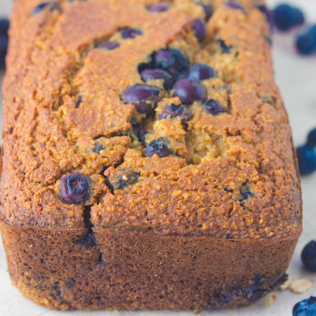 Flourless Blueberry Bread