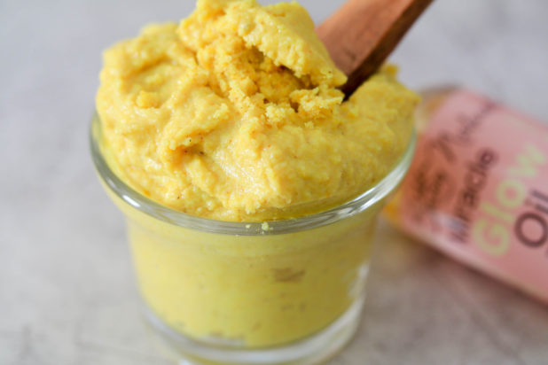 This Lush inspired recipe is a copycat of the let the good times roll face and body cleanser. Made with real cornmeal, clay and popcorn for the ultimate cleanser.
