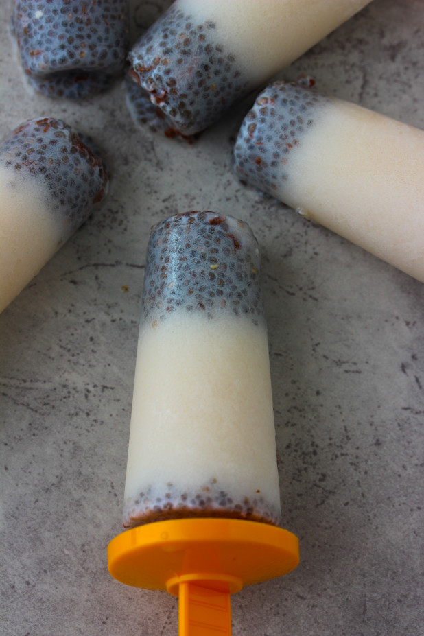 Creamy Chia Popsicles