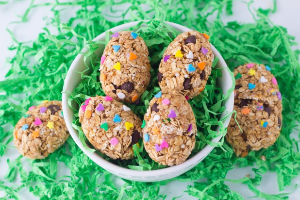 Healthy Oatmeal Peanut Butter Eggs
