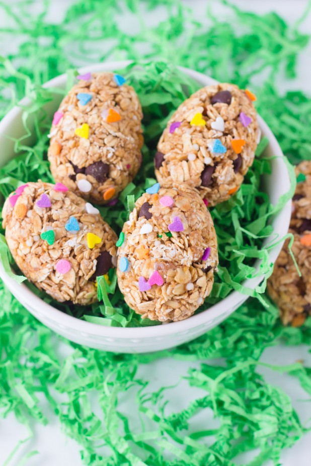 Healthy Oatmeal Peanut Butter Eggs