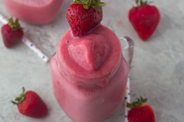 Strawberry Cream Slushie